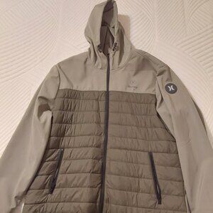 Hurley jacket with hood.